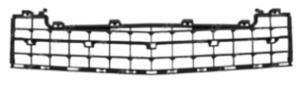 Grille centrale avant pour MERCEDES(W169) 2008-2012, noire, Mod. CLASSIC/ELEGANCE, Neuve