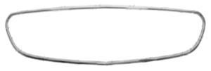 Enjoliveur / Contour grille de calandre pour MERCEDES CLASSE E de 2013 à 2016 (W212), chromé, Neuf