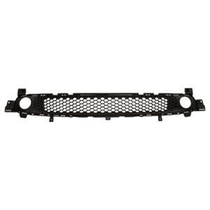 Grille de calandre centrale pour SMART FORTWO, depuis 2014 >, pare chocs avant, Noir, Neuve