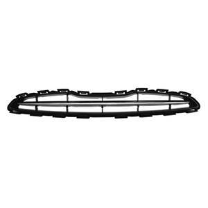 Grille de calandre supérieure pour NISSAN MICRA IV (K13) ph.1, 2010-2013, noire & moulure chromée