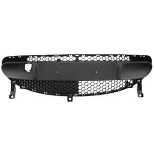 Grille de calandre centrale pour PEUGEOT 107 phase 1, 2005-2008, Bandeau noir, pare chocs avant