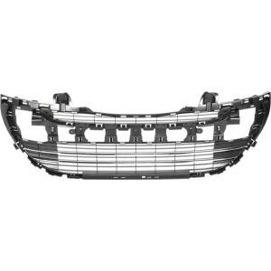 Grille centrale pare chocs avant pour PEUGEOT 308 I phase 1, 2007-2011, moulure chromé, Mod. S.W, Neuve