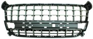 Grille radiateur externe centrale pour PEUGEOT 3008 I ph. 1 2009-2013, chromée, Neuf