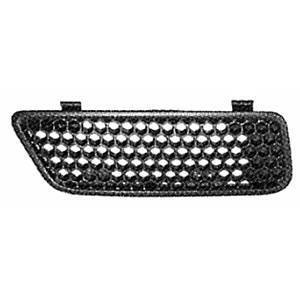 Grille de calandre droite pour RENAULT SCENIC I phase 2, 1999-2003, noire, capot moteur, Neuve