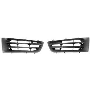 Grilles de calandre pour RENAULT MÉGANE II ph. 2, 2006-2009, droite & gauche, Noires, supérieures