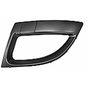 Enjoliveur feu antibrouillard gauche RENAULT SCENIC III phase 1, 2009-2011 argenté, pare chocs avant
