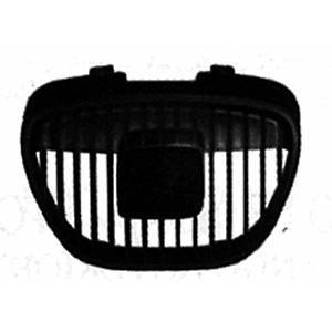 Grille de calandre centrale supérieure pour SEAT IBIZA III phase 2, 2006-2008, noire, sans logo