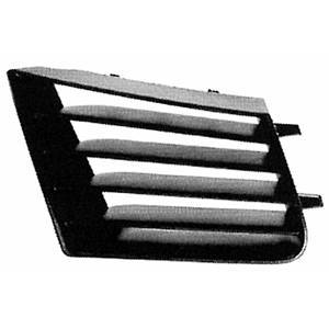 Grille calandre supérieure droite pour SEAT IBIZA III phase 2, 2006-2008, noire, pare chocs avant