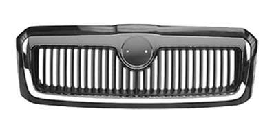 Grille radiateur centrale pour SKODA OCTAVIA I ph. 2 2000-2004, Profil Chrome, Neuve