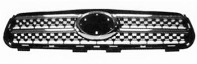 Grille radiateur pour TOYOTA RAV4, 2006-2009, avec profil Chrome, Neuve