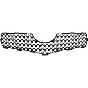 Grille de calandre supérieure pour TOYOTA YARIS II phase 1, 2005-2009, noire, pare chocs avant