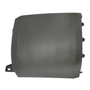 Crosse pare chocs arrière gauche pour VOLKSWAGEN TRANSPORTER T6 phase 1, 2015-2019, noire gaufré, Neuve