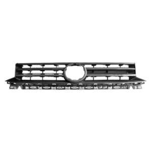 Grille de calandre supérieure pour VOLKSWAGEN CADDY IV, 2015-2020, noir matte, chromée, pare chocs avant, neuve