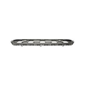 Grille calandre centrale inférieure pour VOLKSWAGEN TIGUAN II phase 1, 2016-2020, 24° OFFROAD, trous radar, noire, Neuve