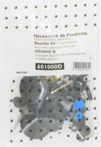 Kit de fixation assemblage Pare chocs avant pour RENAULT MEGANE III phase 1 - 2 - 3 2008 à 2016 Neuf