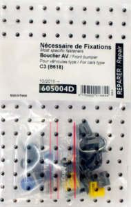 Kit de fixation assemblage Pare chocs avant pour CITROËN C3 III (B618) 2016-2020, Neuf