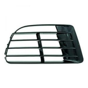 Grille calandre droite pour VOLKSWAGEN GOLF VI R20, 2009-2013, noire, trou AB, pare chocs avant