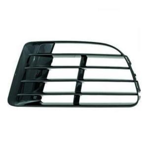 Grille calandre gauche pour VOLKSWAGEN GOLF VI R20, 2009-2013, noire, trou AB, pare chocs avant