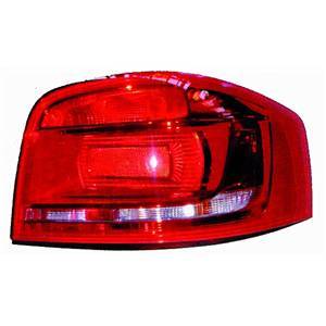 Feu arrière droit pour AUDI A3 II ph.3 (3 portes) 2008-2012, (rouge), Neuf