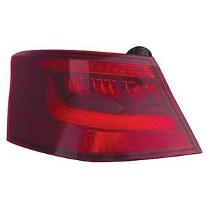 Feu arrière gauche extérieur pour AUDI A3 III ph.1 (3 portes) 2012-2016, à led, partie sur aile