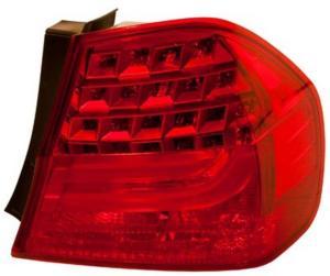 Feu arrière droit partie extérieur pour BMW série 3 E90-E91, 2008 à 2012, rouge, à LED, Neuf