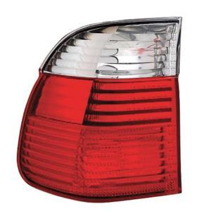 Feu arrière gauche extérieur à LED pour BMW Serie 5 E39, 1995-2003, Mod. BREAK, Rouge/Blanc, Neuf