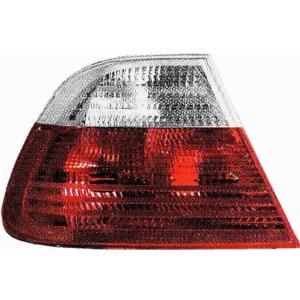 Feu arrière extérieur gauche pour BMW Serie 3 E46 COUPÉ, 2001-2003, blanc/rouge, Neuf