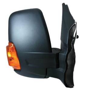 Rétroviseur droit électrique pour FORD TRANSIT Mk8 phase 1 2014-2019, bras court, clignotant orange (16W), dégivrant. Neuf