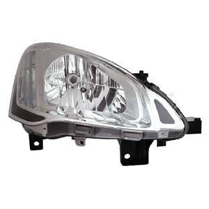 Phare Optique avant droit pour CITROËN BERLINGO II phase 2, 2012-2015, H4, électrique, Neuf