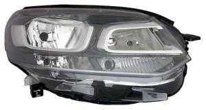 Phare Optique avant droit pour CITROËN JUMPY III depuis 2016, fond noir, H1+H7+W5W+W21W+PY21W, Neuf