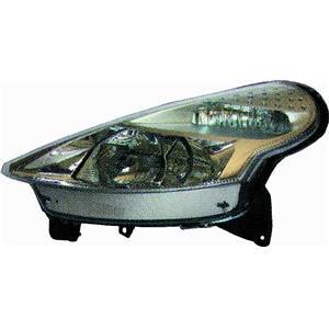 Phare Optique avant gauche pour CITROËN C3 I phase 1, 2002-2005, H7+H1, (Pluriel), Neuf