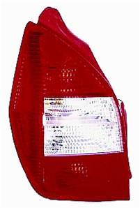 Feu arrière gauche pour CITROËN C2 phase 2, 2008-2010, rouge/blanc, Neuf