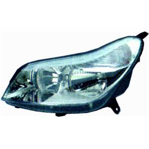 Phare Optique avant gauche pour CITROËN C5 I phase 2, 2004-2008, H7+H1, Neuf