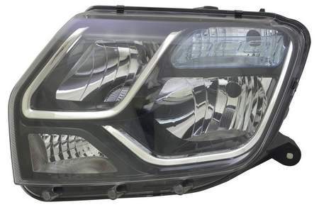 Phare Optique avant gauche pour DACIA DUSTER I phase 2, 2013-2017, H1+H7, Neuf