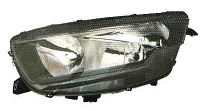 Phare Optique avant gauche pour IVECO DAILY, depuis 2014, H7+H1, avec corps noir, Neuf