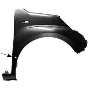 Aile avant droite pour FIAT FIORINO III Combi, 2008-2016 trous feu clignotant et moulure, à peindre