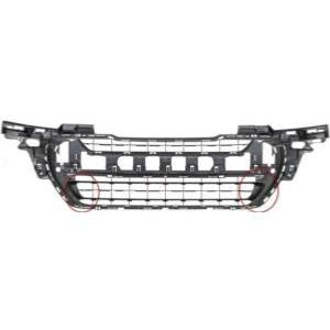 Grille de calandre centrale pour PEUGEOT 308 I phase 2, 2011-2013 (modèle ouvert) pare chocs avant