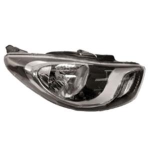 Phare optique avant droit H4 pour HYUNDAI I10, 2010-2012, corps noir, neuf