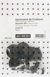 Kit de fixation assemblage Pare chocs arrière pour RENAULT CLIO IV depuis 2012, modèle BERLINE, Neuf