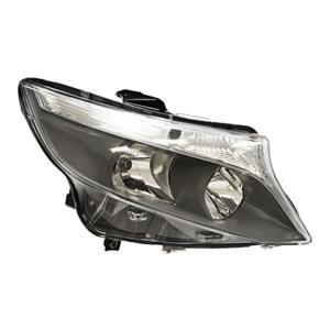 Phare Optique avant droit pour MERCEDES VITO III (W447) depuis 2014, H7+H15, mod. VAN, Neuf