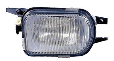 Feu antibrouillard gauche pour MERCEDES (W203) CLASSE C ph. 1 2000-2002, H3, verre nervuré, Neuf