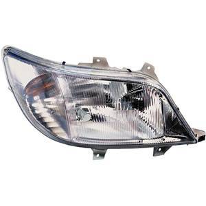 Phare Optique avant droit pour MERCEDES SPRINTER I (W901-W905), 2000-2002, H7+H1, électrique