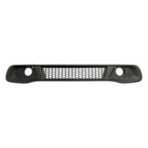 Grille de calandre centrale pour SMART FORTWO, 2012-2014, inférieur, avec trou antibrouillard, Noire, Neuve