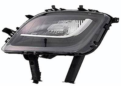 Feu antibrouillard gauche pour OPEL ASTRA J 2010-2012, H3, Corps Noir, Neuf