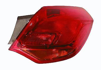 Feu arrière droit pour OPEL ASTRA J 2010-2012, Rouge, Extérieure, Mod. 5 portes, Neuf