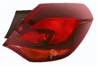 Feu arrière droit pour OPEL ASTRA J 2010-2012, Rouge foncé, Extérieure, Mod. 5 portes, Neuf