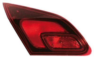 Feu arrière gauche pour OPEL ASTRA J 2010-2012, Rouge foncé, Intérieure, Mod. 5 portes, Neuf