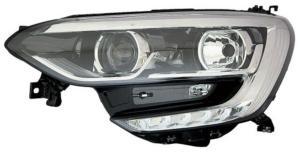 Phare avant gauche pour RENAULT MEGANE IV 2016-2020, H7+H7, avec feu diurne à LED, Neuf