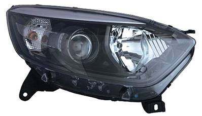 Phare Optique avant droit pour RENAULT CAPTUR, 2013-2017, H1+H1, corps noir, Neuf