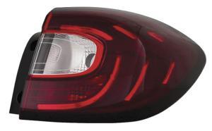 Feu arrière droit pour RENAULT CAPTUR, 2017-2019, externe, à LED, blanc et rouge, Neuf